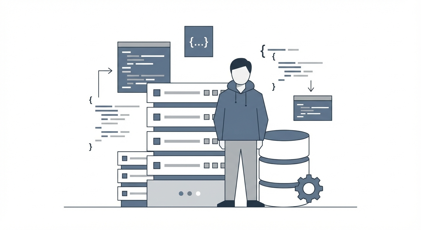 Backend Engineer Illustration